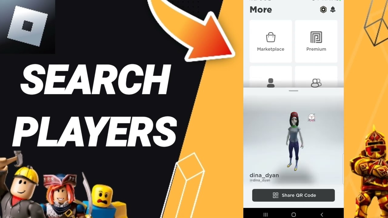 How To Search Players On Roblox App 