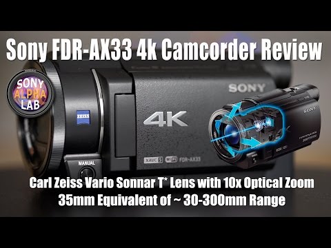 Sony FDR-AX33 4k Camcorder Review - Real World Style