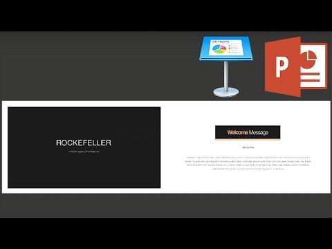 Video: Hvordan konverterer jeg PowerPoint til nøgle?