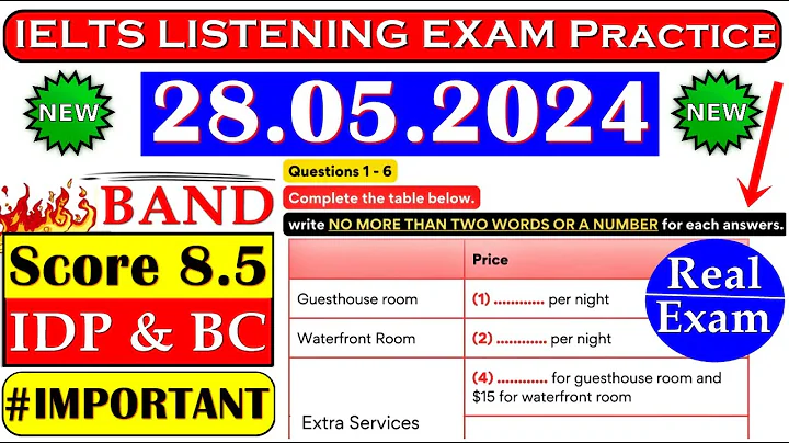 IELTS LISTENING PRACTICE TEST 2024 WITH ANSWERS | 28.05.2024 - DayDayNews