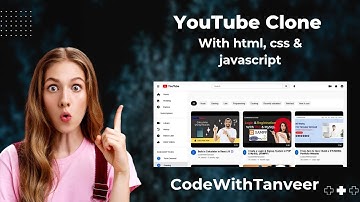 Build a YouTube Clone with HTML, CSS & JavaScript – Step by Step Tutorial! 🚀