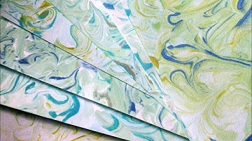 How To Create Marbled Backgrounds with Tim Holtz Distress Oxide Reinkers