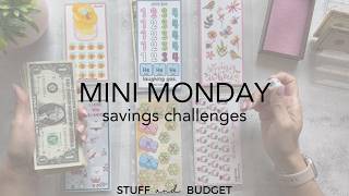 Mini Monday Savings Challenges
