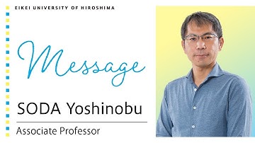 SODA Yoshinobu（Associate Professor）