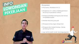 INFO LOWONGAN PEKERJAAN PT. FURNINDO INTERNATIONAL #109