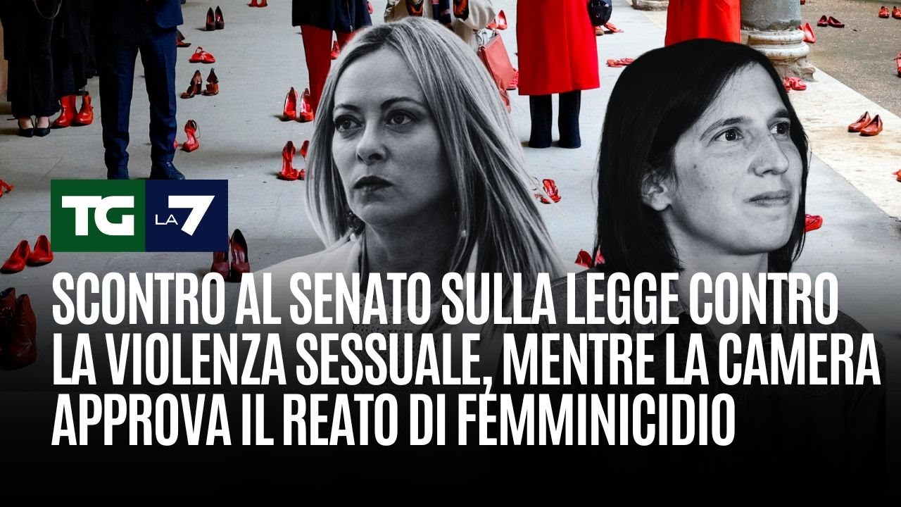 Scontro al Senato sulla legge contro la violenza sessuale, la Camera approva  reato di femminicidio