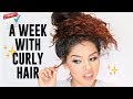 A WEEK WITH CURLY HAIR