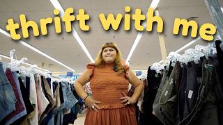 come thrift with me on a MAJOR SALE DAY! (it didn't go as planned 😬)