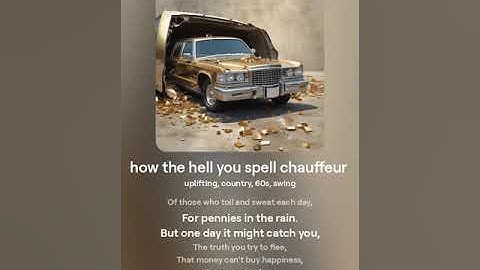 how the hell you spell chauffeur  2