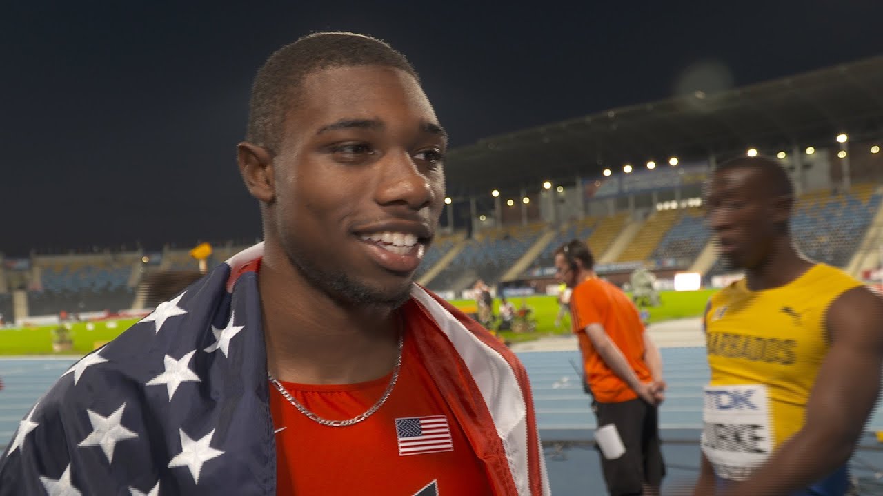 IAAF WU20 Championships Bydgoszcz 2016 100M Final Men Gold Noah LYLES USA