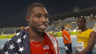 IAAF WU20 Championships Bydgoszcz 2016 100M Final Men Gold Noah LYLES USA
