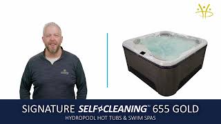 Signature 655 Gold Hot Tub | Self-Cleaning 6-Person Hot Tub