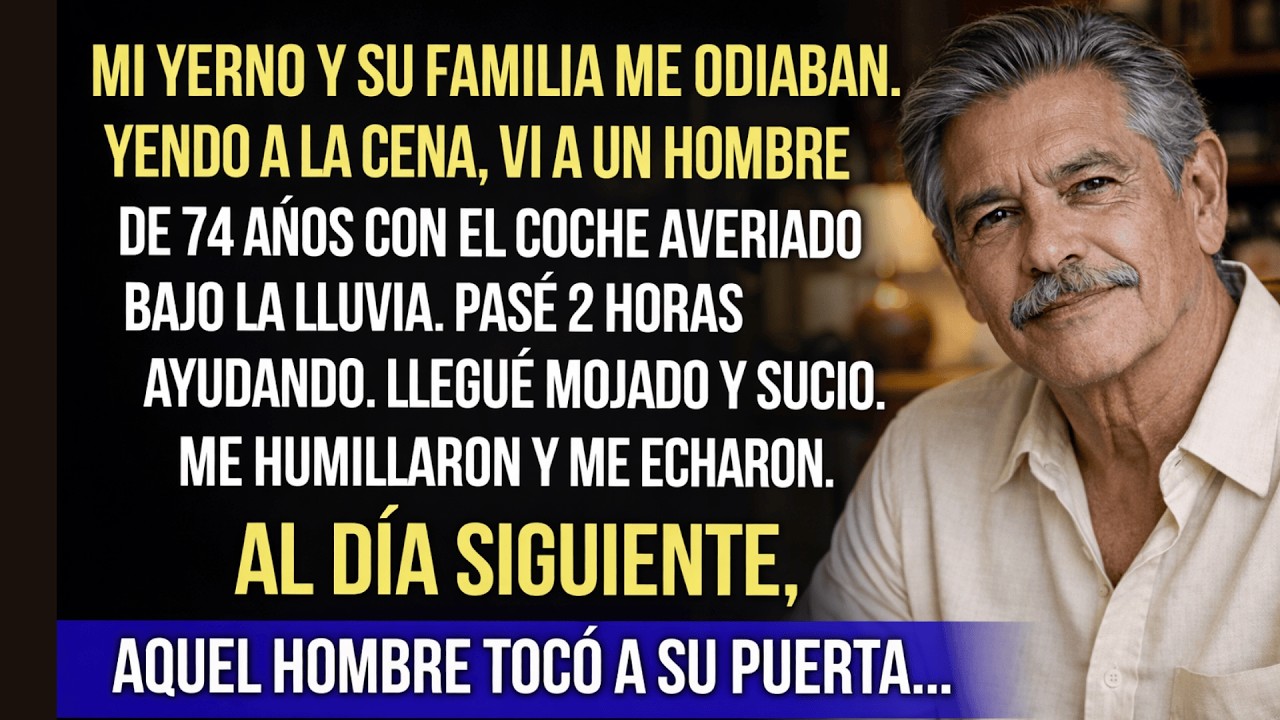 Llegué Tarde A La Cena En Casa De Mi Hija Rica Porque Ayudé A Alguien En La Carretera...