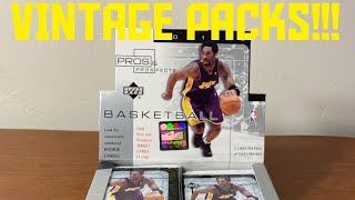 VINTAGE BASKETBALL CARD OPENING! 2001-2002 Upper Deck Basketball Pros and Prospects opening