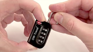 Celebrity How to Set OW-Travel's 4-Dial Combination TSA Lock Net Worth
