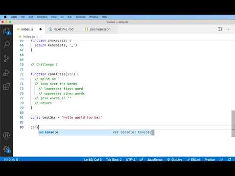 08 String Lib challenge 7 - Learn JavaScript by writing libraries
