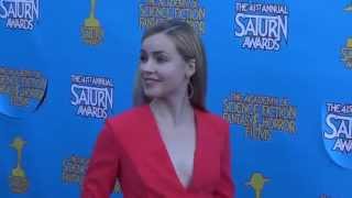 Amanda Schull arriving to the Saturn Awards @AmandaSchull