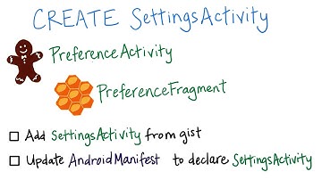 Create SettingsActivity - Developing Android Apps