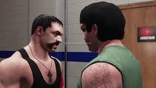 Mohanlal| Odiyan Fight with Shaji Pappan wwe backstage brawl (WWE 2K18)