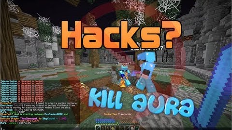 Minecraft Hacker Catching! Anti Knockback!