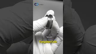 CD tungsten coin  φ30*2.54 #carbide #tungstencarbide  #manufacturing
