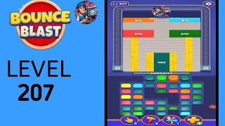Bounce blast level  207 solution and walkthrough for Gameplay 