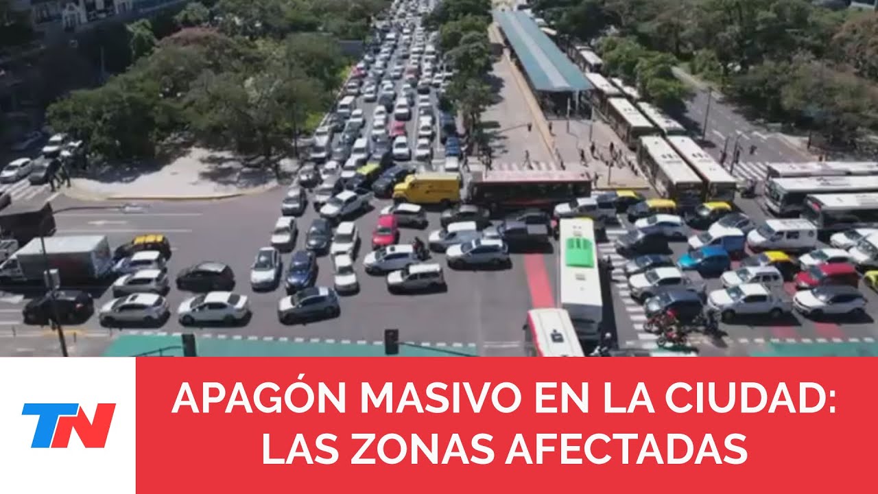 APAGÓN EN EL AMBA: a qué hora vuelve la luz en cada barrio