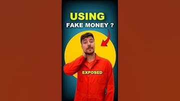 Is Mr Beast using fake money in his video ? #shortvideo #viralvideo #short