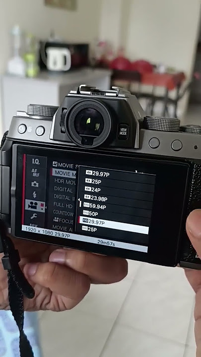 Fuji XT-200 4k video setting