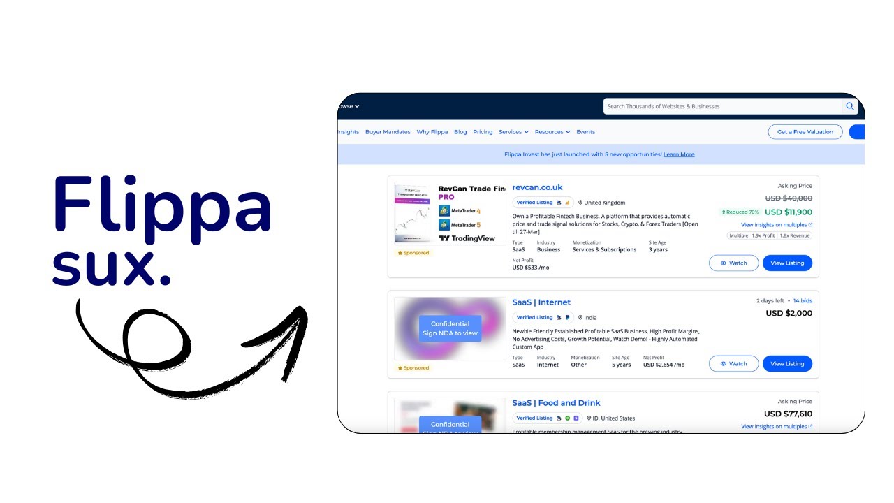 My Experience Selling my $300,000 App on Flippa