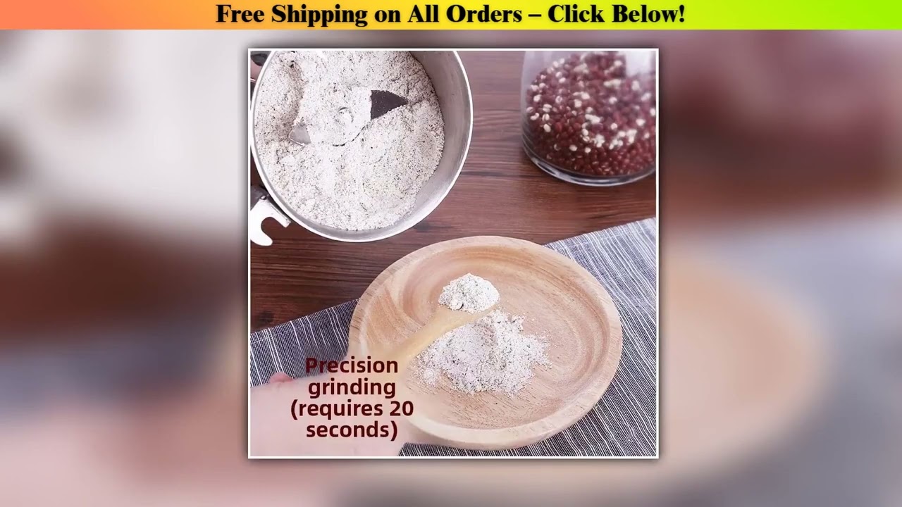 150G Grains Spices Cereals Coffee Dry Food Grinder Machine Gristmill Home Beans Espresso Electric