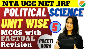 UGC NET JRF Political Science: Unit-Wise Revision & Expected MCQs!🔥
