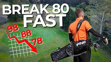 4 RULES to BREAK 80 Consistently (No Swing Changes)