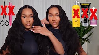 Throw on and go 💗 5 minute wig install for lazy girls and beginners || Wigfever