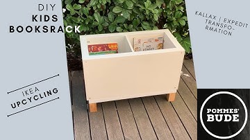 DIY | IKEA Hack | Kids bookrack - bookshelf | Kallax and Expedit