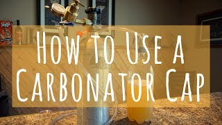 How to Use a Carbonator Cap to Force Carbonate Cider Without a Keg