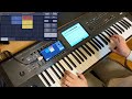 Baltimora  tarzan boy  short cover made from scratch with android midi arranger app korg kronos