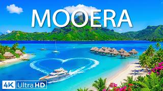[4K] Moorea 🇵🇫 Emerald Peaks | Blue Lagoons & Polynesian Paradise