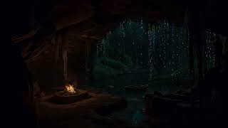 Take Shelter In A Cave In The Rain Forest. The Sound Of Rain For Insomnia Therapy, Against Anxiety 💤