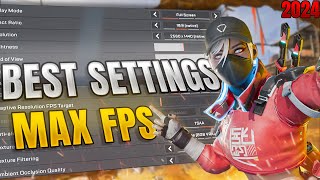 Best Settings For *MAX FPS* ( no bs ) In Apex Legends