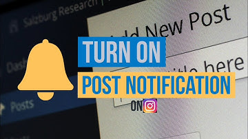 How to Turn On/Activate Post Notification on Instagram (Tutorial)