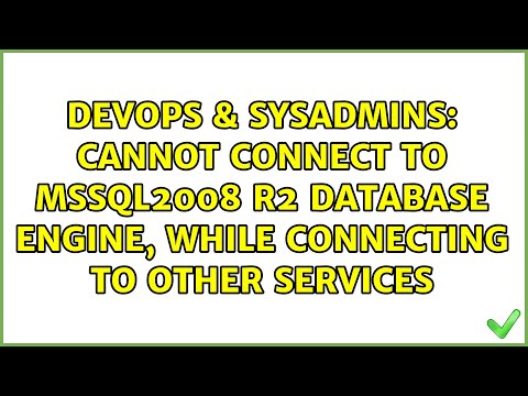 Cannot Connect to MsSql2008 R2 Database Engine, While Connecting to Other Services