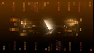 Animated Cubes & Equalizer Golden | Motion Background Animation HD | No Copyright Videos.