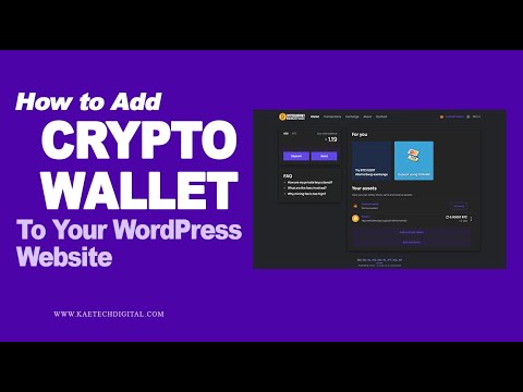 How to add a crypto wallet to your WordPress website | Create A Cryptocurrency Website