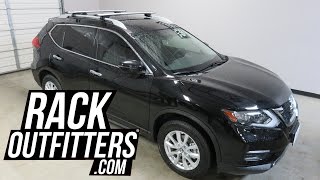 2017 Nissan Rouge with Rhino-Rack Vortex SX Roof Rack Crossbars