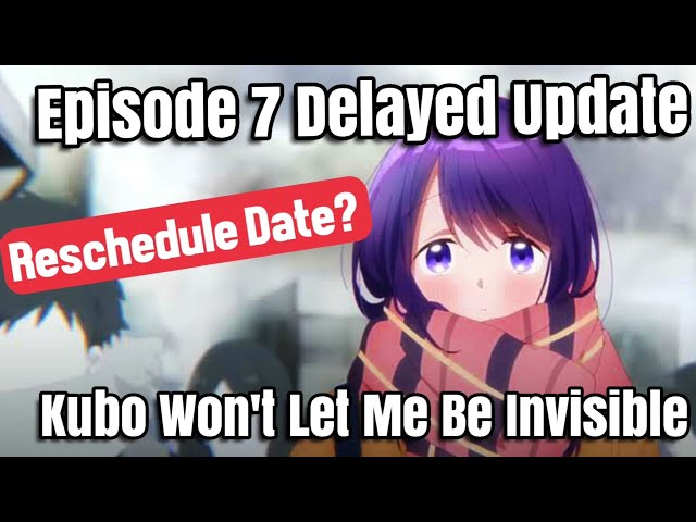 Kubo Won't Let Me Be Invisible Episode 7 Preview Released - Anime