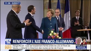 C'est signé ! Angela Merkel et Emmanuel Macron viennent de ratifier le traité d'Aix-La-Chapelle 📝