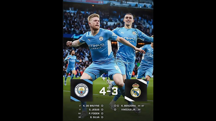 Man City vs Real Madrid: The 7-Goal UCL Thriller That Shook #football