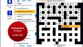 Guided solve on one of Dave Gorman's wonderful cryptic crosswords (ASMR tutorial) screenshot 2