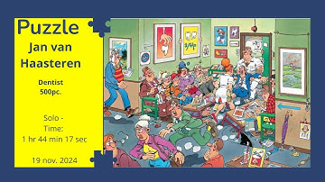Puzzle - Jan van Haasteren - Dentist 500pc. - TimeLapse